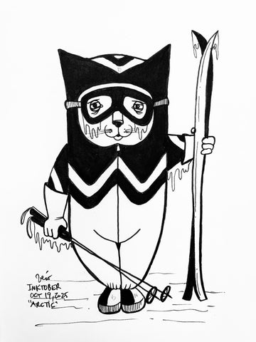 Inktober Day 19, 2025 "Arctic”