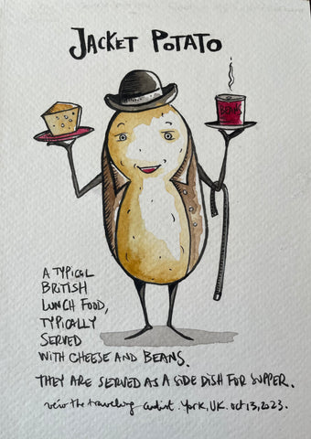 Jacket Potato - original drawing.