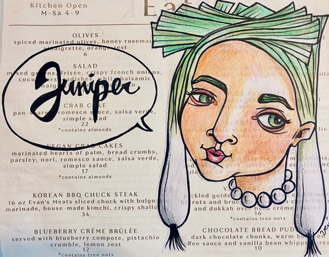 Menu drawing - Juniper