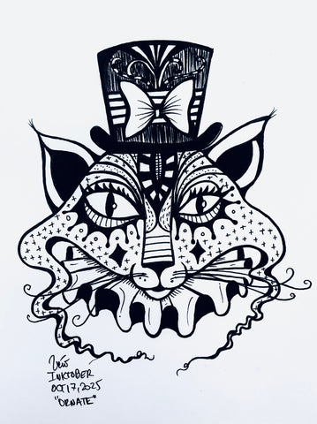 Inktober Day 17, 2025 “Ornate”