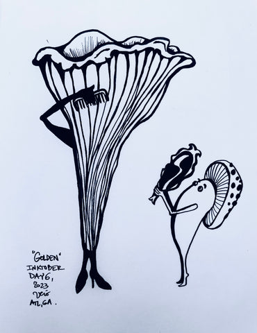 Inktober Day 6, 2023 "Golden"