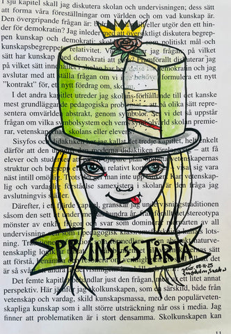 Sweden - Prinsesstårta - original drawing.