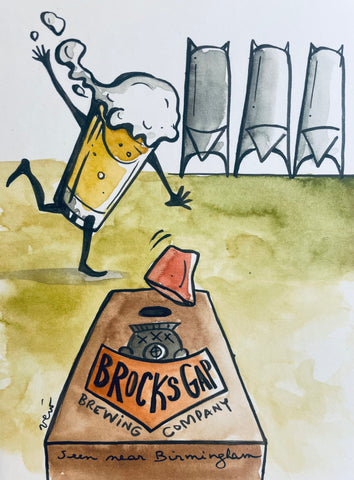 Brock’s Gap Brewing Co - drawing