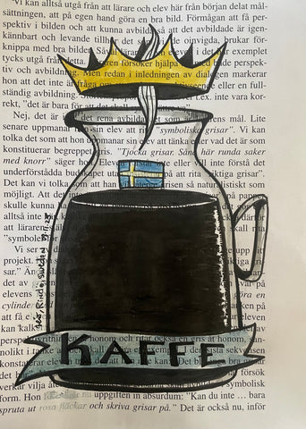 Sweden - Kaffe - original drawing.