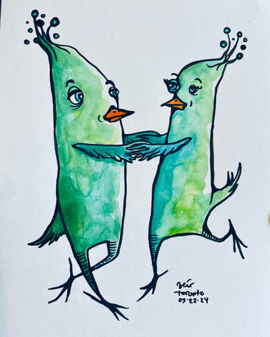 Fly Dance - original drawing