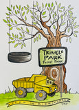 Triangle Park - drawing