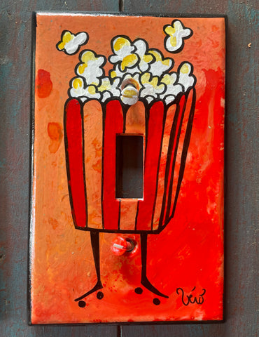 Light Switch Plate - I love movies!