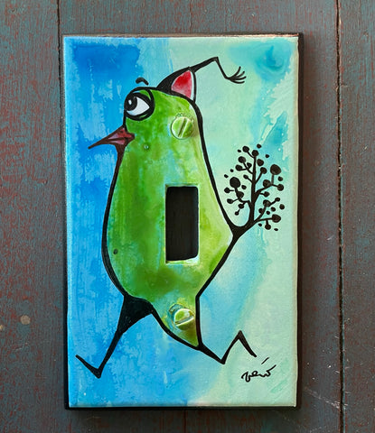 Single Light Switch Plate - Shiner Birdie