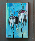 Single Light Switch Plate - Flowers d'Ailleurs
