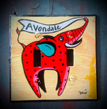 Double Light Switch Plate - Avondale