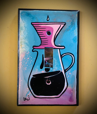 Single Light Switch Plate - Pour over