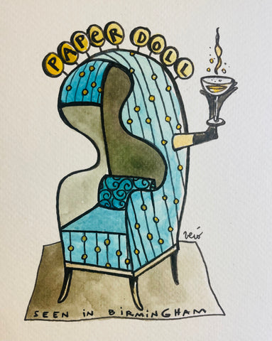Paper Doll - drawing