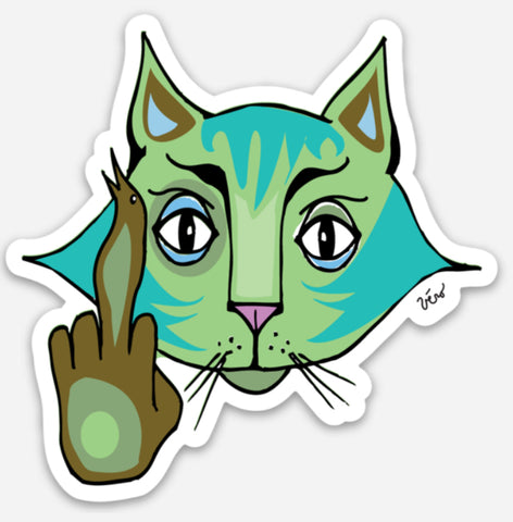 Sticker - Cat Bird