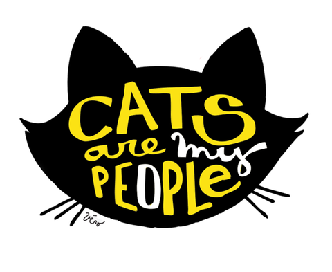 Sticker - Cats are my People