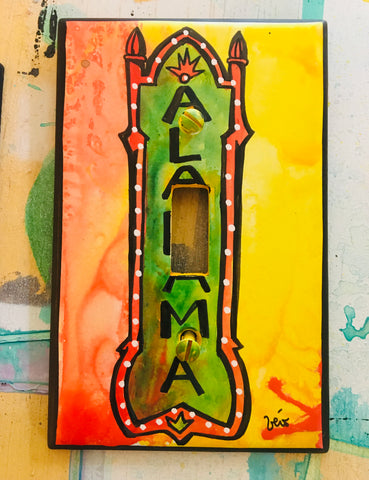 Single Light Switch Plate - Alabama Theatre