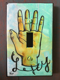 Single Light Switch Plate - Lefty