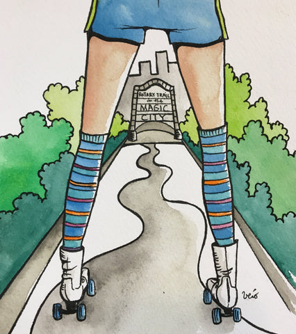 Rotary Trail - drawing