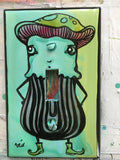Single light switch plate - Mister Mushroom