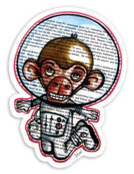 Sticker - Monkeynaut