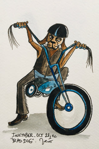 Inktober Day 21 "Bad Dog"