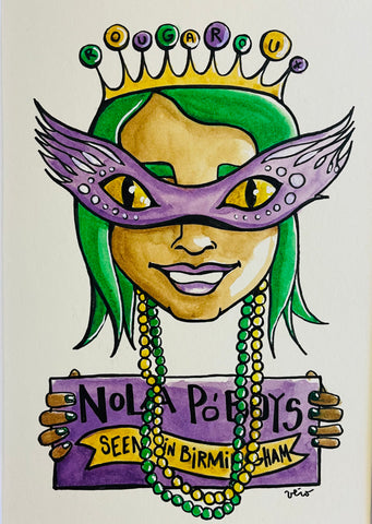 Nola in the Ham - drawing