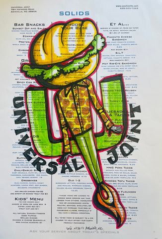 Menu drawing - Universal Joint