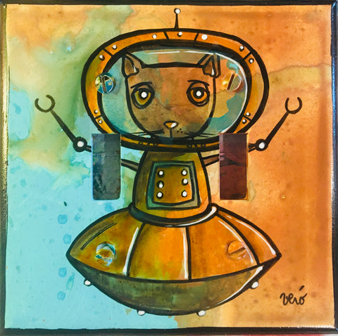 Light Switch Plate - UFO Cat