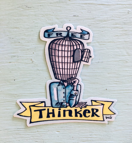 Sticker - Free Thinker