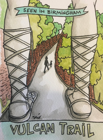 Vulcan’s trail - drawing