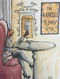 Ringing in a drink- drawing