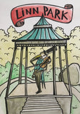 The Linn Park gazebo - drawing