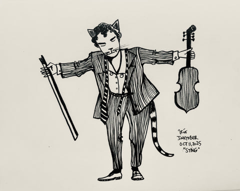 Inktober Day 11, 2025 "Sting"