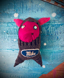 Orphaned sock ornament: Mike