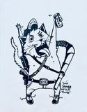 Inktober Day 24, 2025 "Rowdy”