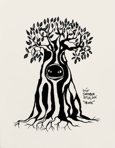 Inktober Day 14, 2025 "Trunk"