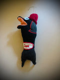 Orphaned sock ornament: Sam