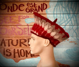 Sweater hat: La Couronne de Scarlette.