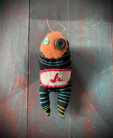 Orphaned sock ornament: Jr