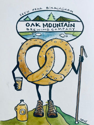 Oak Mountain Brewing Co - drawing
