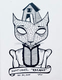 Inktober Day 30, 2025 "Vacant”