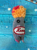 Orphaned sock ornament: Kenny