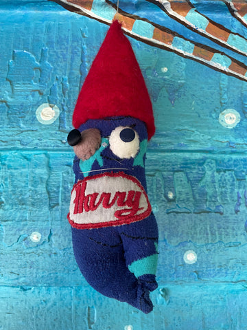 Orphaned sock ornament:Harry