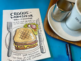Belgium - “Croque-Monsieur”. original drawing.