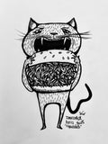 Inktober Day 12, 2025 "Shredded"
