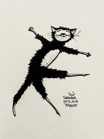 Inktober Day 15, 2025 "Ragged"