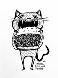 Inktober Day 12, 2025 "Shredded"