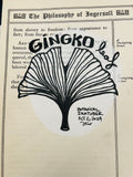 Botanical Inktober Day 2, 2024 "Gingko leaf”