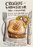 Belgium - “Croque-Monsieur”. original drawing.