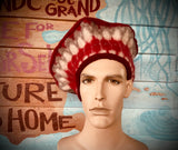 Sweater hat: La Couronne de Scarlette.