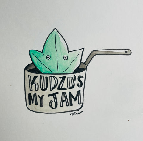 Kudzu’s my Jam - original drawing